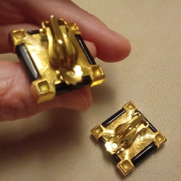 Givenchy Vintage Clip-on Earrings - Picture 7 of 10